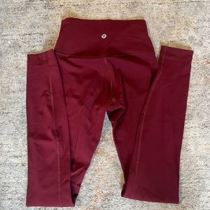 Lululemon Wunder Under Leggings Size 2